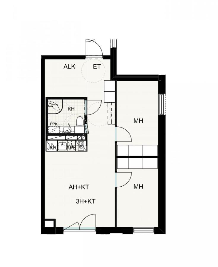 Forenom Aparthotel Tampere Kaleva Eksteriør bilde